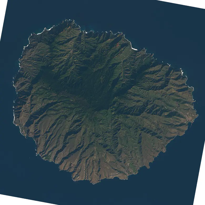 La Gomera from above